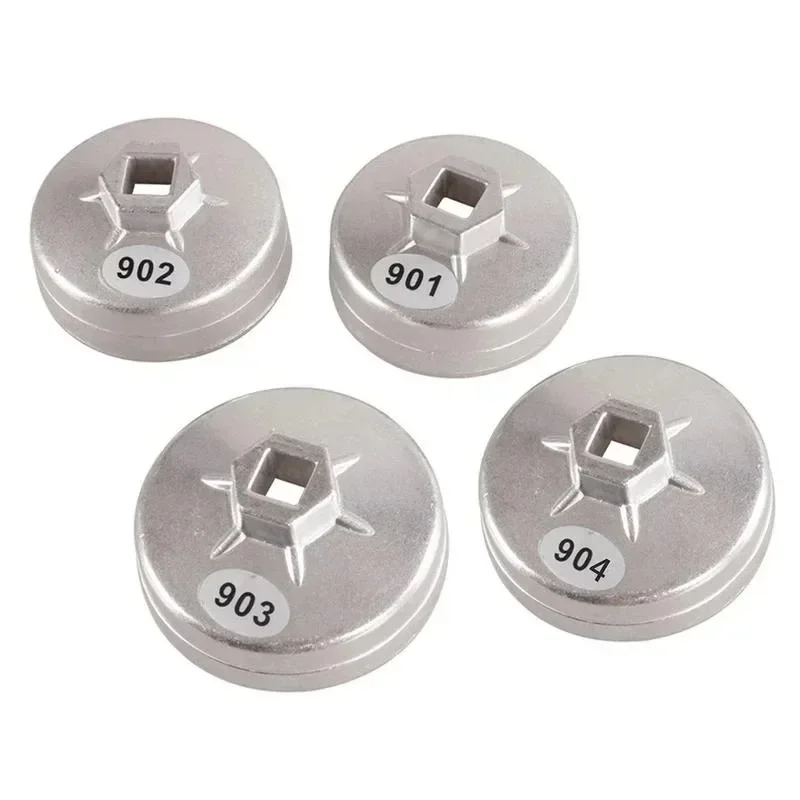 1pcs 901/902/903/904 Cap-Type Oil Filter Wrench Aluminum Alloy Cap Socket Wrench Drive Oil Filter Hand Removel-Tools