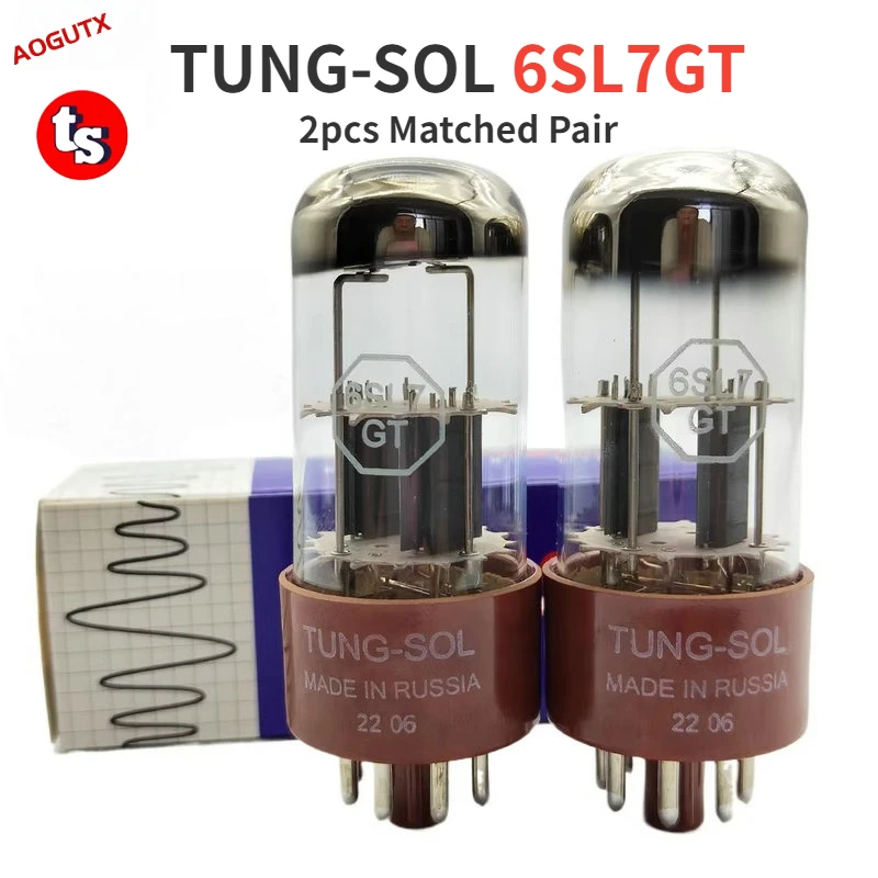 TUNG-SOL 6SL7 6SL7GT Vacuum Tube Upgrade 6N9P 6N9 6H9C 5691 6N2 12AT7 HIFI Audio Valve Electron Tube Amplifier Kit DIY Aogutx