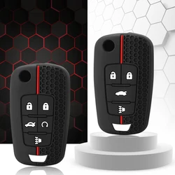 For Chevrolet Car Key Fob for Chevrolet Chevy Cruze Malibu Camaro Aveo Equinox Impala Sonic 4 5 Buttons Smart Key Case