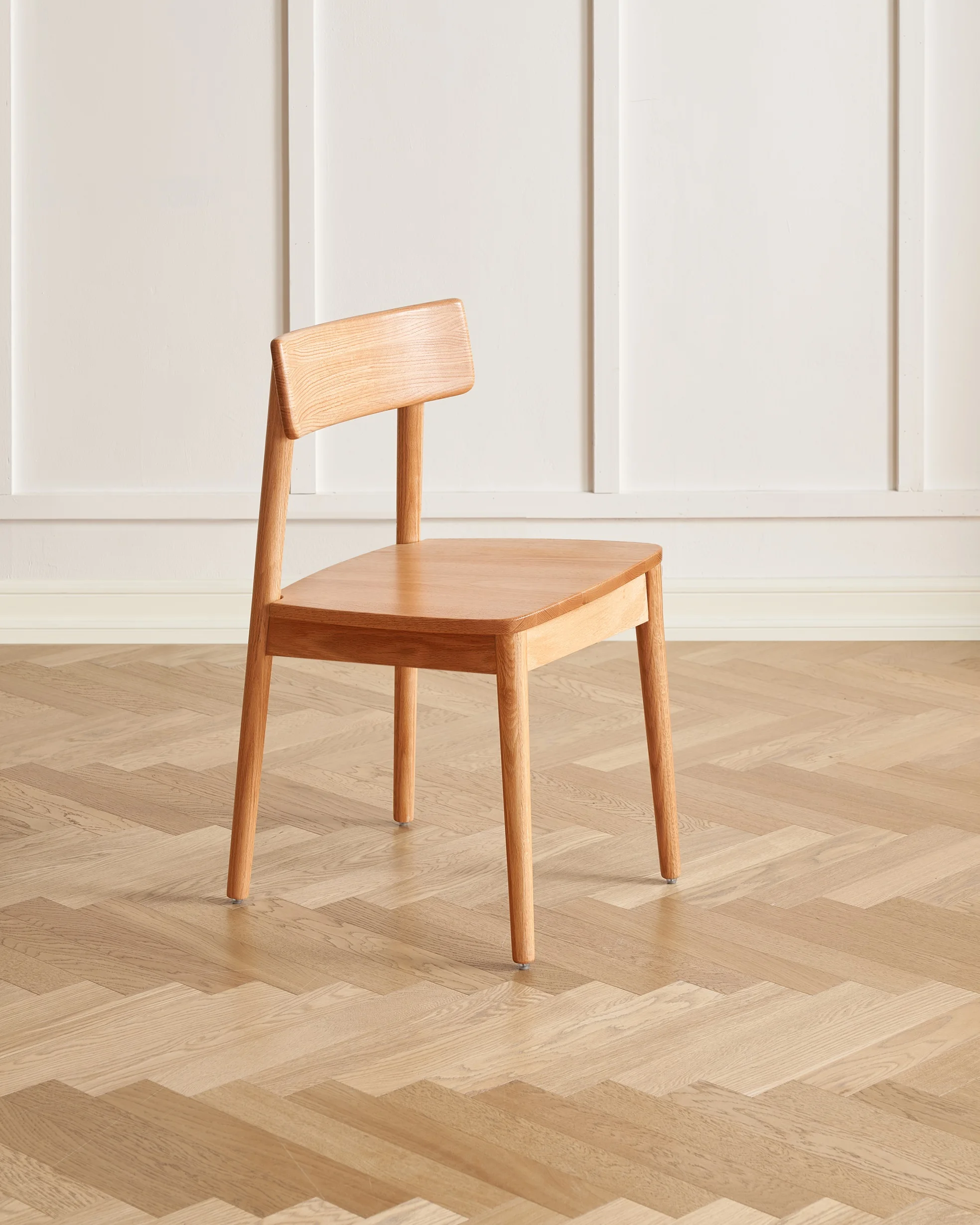 -ee L712A Cream Nodic Dining and Chair Set Furniture Solid Oak Wood Dining Chair for Home & Hotel Living Room Furniture