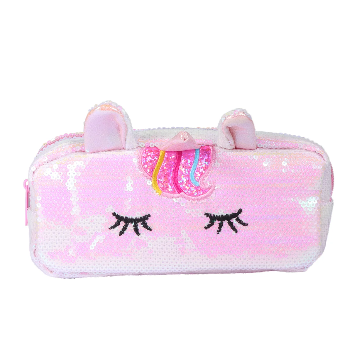 

Pencil Bag Sequin Stationery Storage Bag Shiny Woman Pencil Box Pouch Coin Purse School Office Supplies (Style 6)