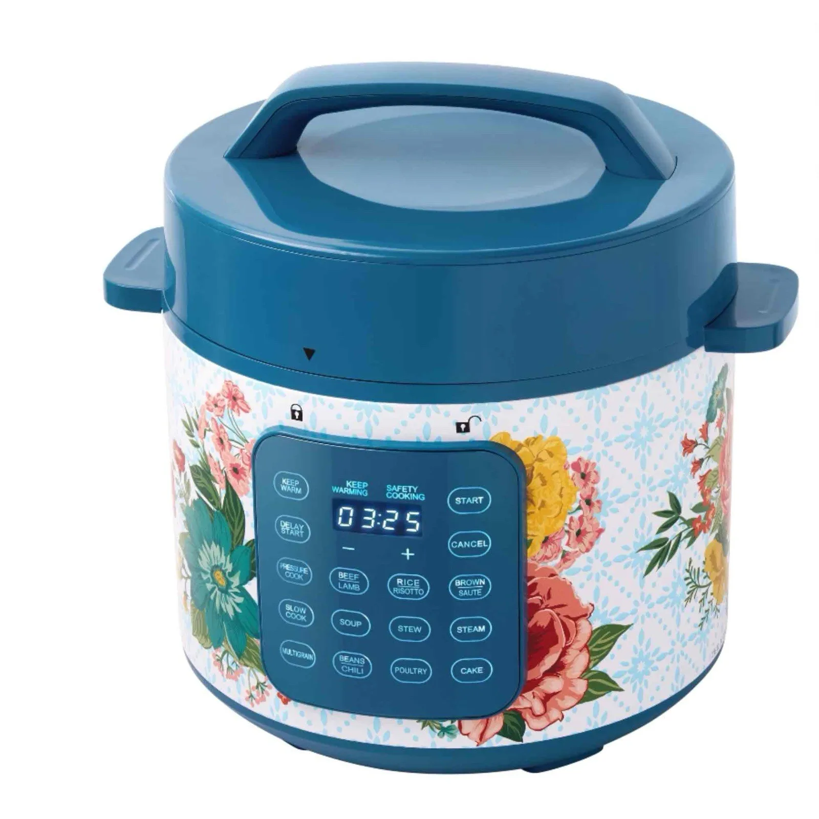 6Qt Pressure Cooker w/ Touch Control Display & 12 Pre-Set Recipes!