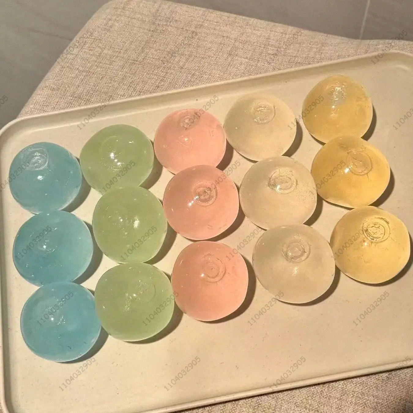 Bola antiestrés Mochi Squishy Bola de aceite de coco juguete antiestrés ASMR juguetes antiestrés para ADHD niños y adultos антистneenсс