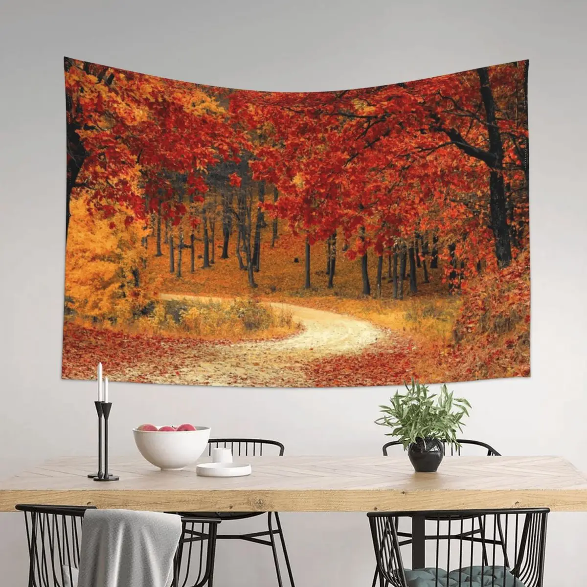 

Forrest In Autumn Tapestry Decoration For Rooms Room Design Aesthetic Room Decor Tapestry