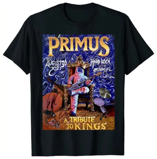 Primus Band-camisa Retro Vintage, color negro, talla S-5XL