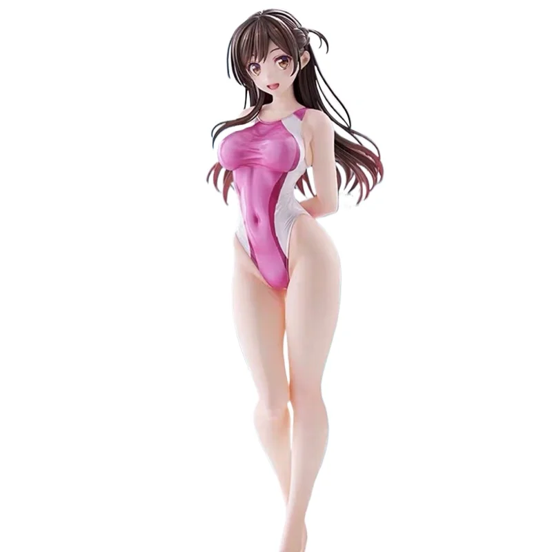 Anime Figuur Pop Mizuhara Chizuru Meisje Competitieve Badpak Stance Vriendin Lenen Me Thema Collectible Decoratie Cadeau