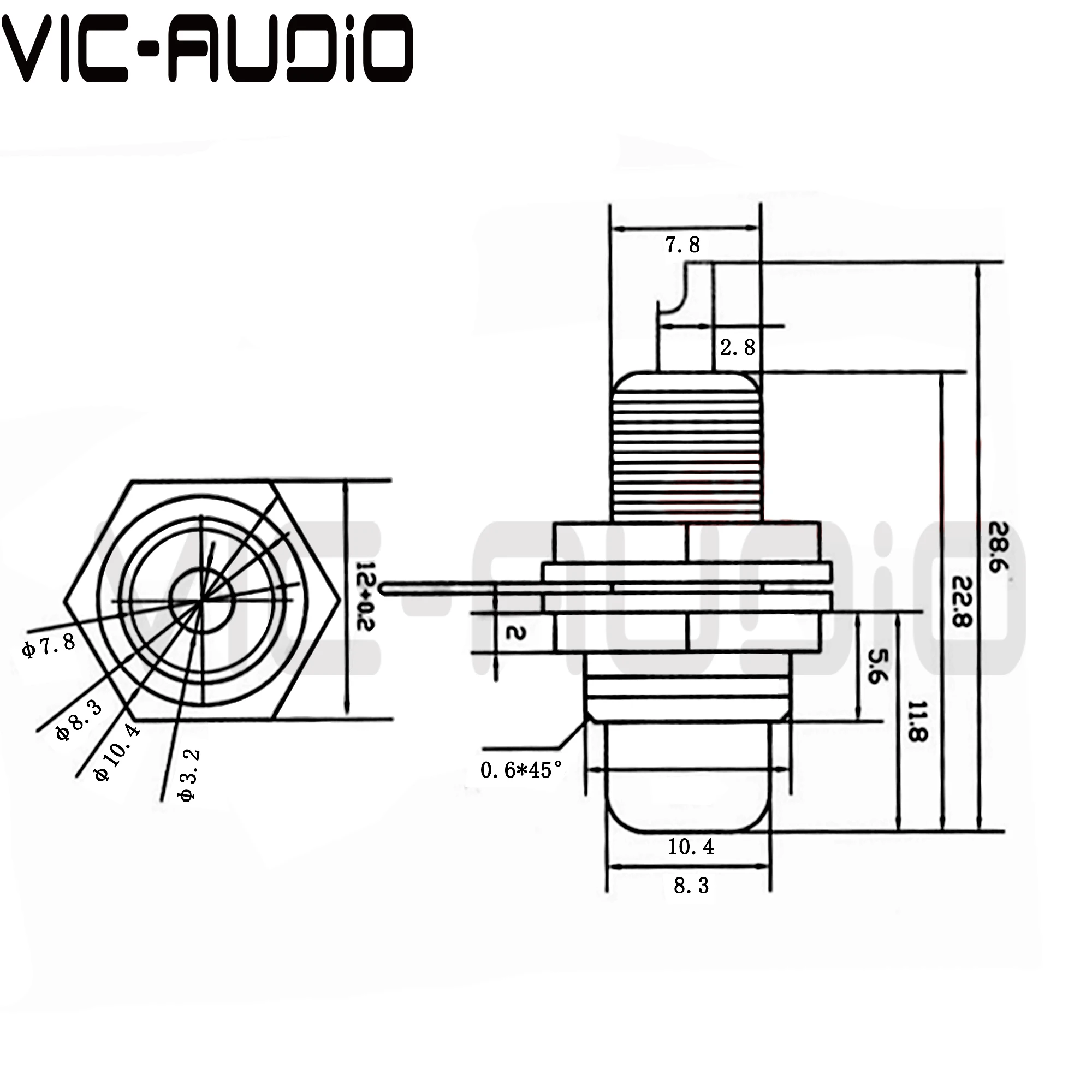 Аудиоразъем RCA, гнездовой разъем, колонка, Клемма, шасси, панель, монтаж, соединители CMC, циклическая гайка, AV разъем 3,5 мм