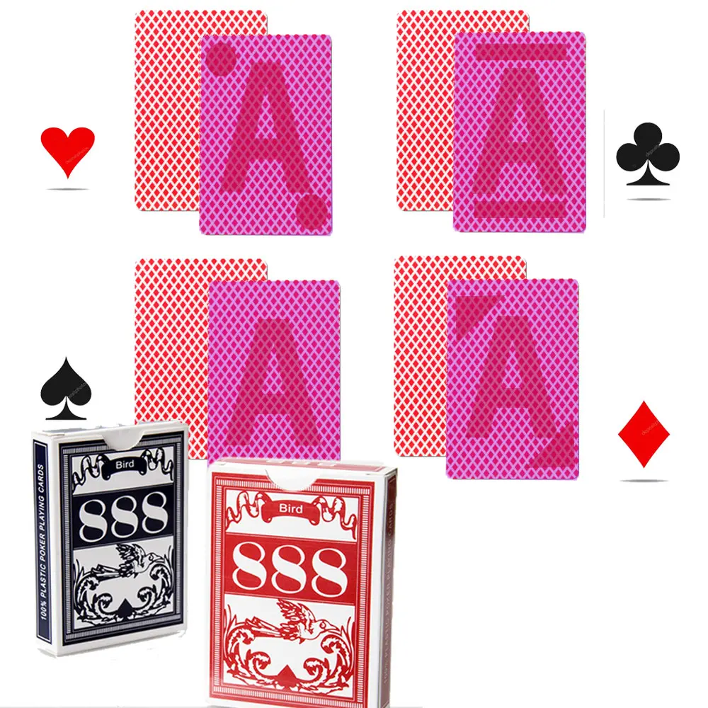 

Marked Playing Card For Infrared contact lense Anti Poker Cheat Poker Game Decks