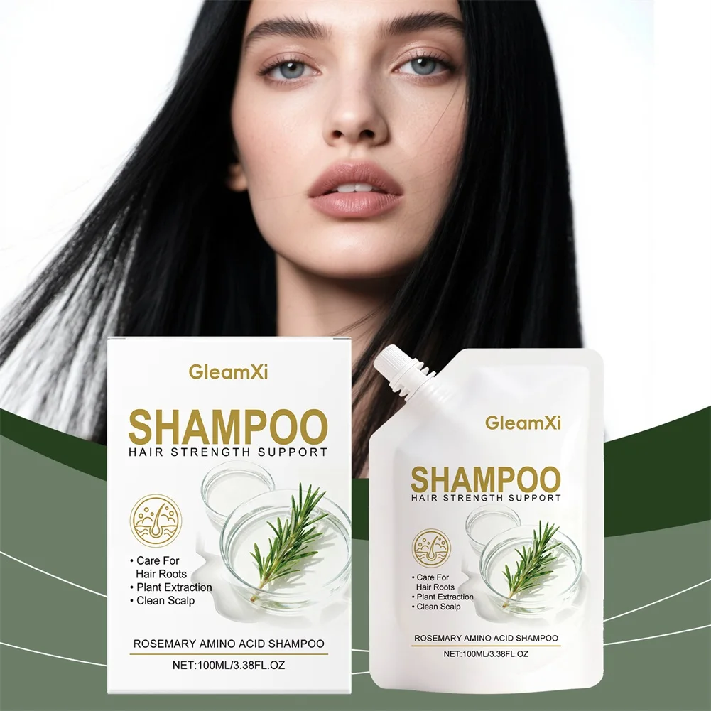 1pcs Rosemary Amino Acid Shampoo Long-Lasting Oil Control & Freshness Amino Acid Deep Cleansing Natural Rosemary Oil Shampoo