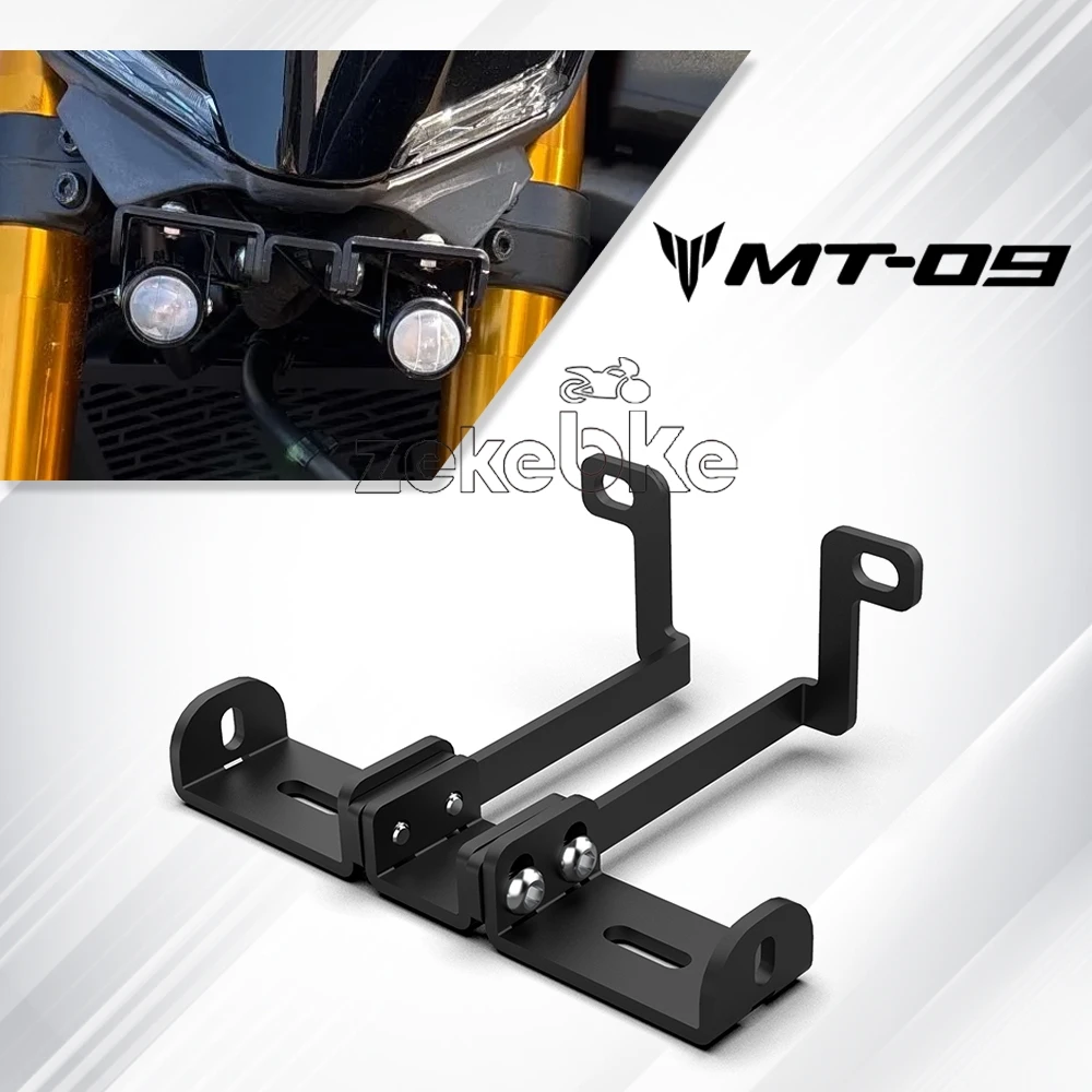

2024 2025 2026 MT09 Motorcycle Accessoires Spotlights Holder Fog Light Mounting Fog Lamp Support For Yamaha MT-09 MT 09 SP 2021-