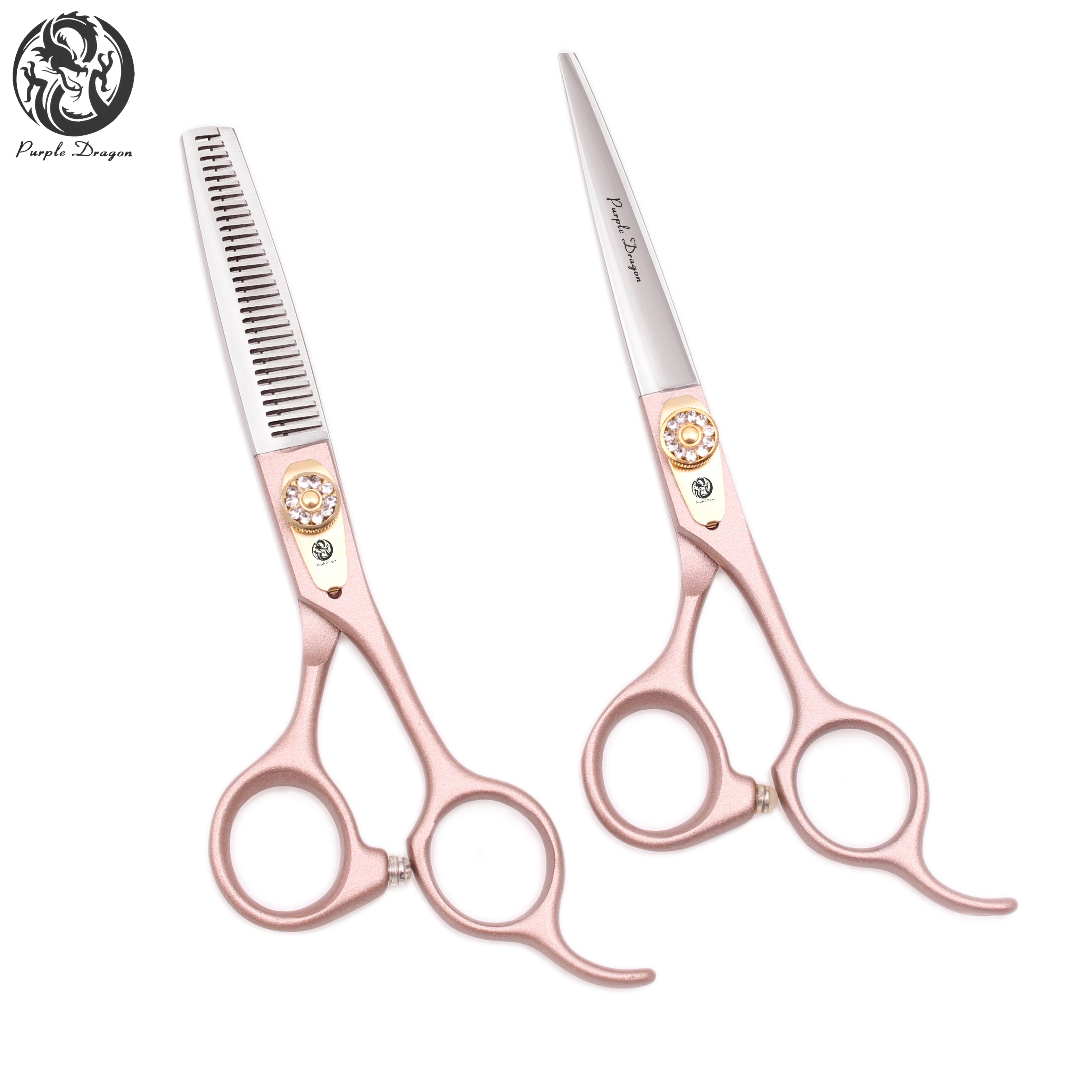 Professional Hair Scissors Japan Steel 440C Sharp Blades Ergonomic Handle Salon Barber Home Haircut Stylist Thinning Texturizing