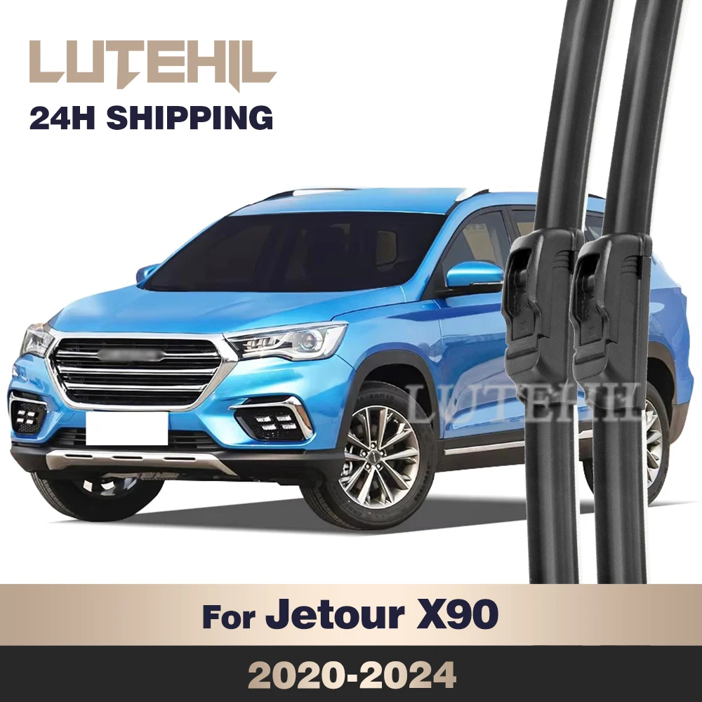 

For Jetour X90 2020-2024 2021 2022 2023 Wiper Front Wiper Blades Windshield Windscreen Window Brush 24"+18"