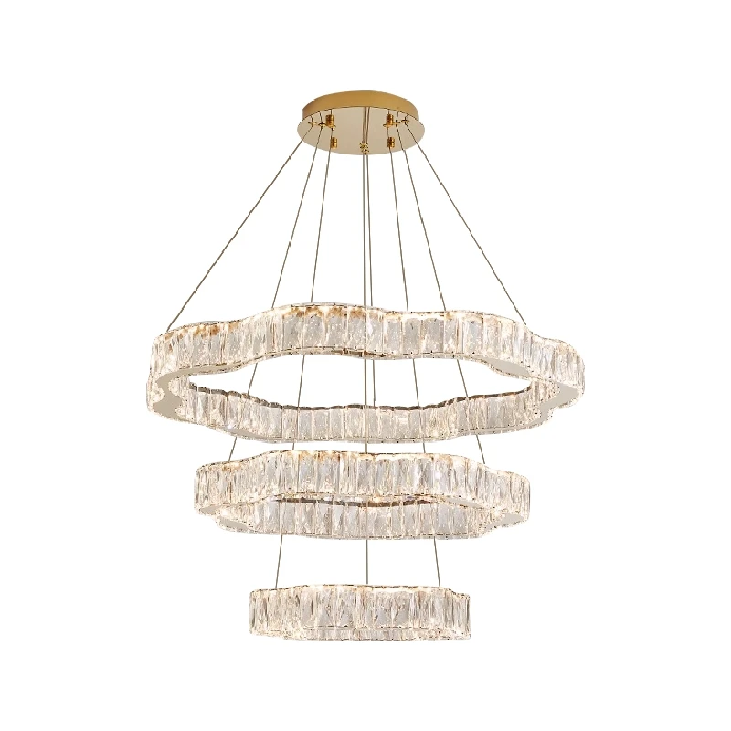 Imagem -06 - Modern Nordic Crystal Pendant Light Lâmpadas Suspensas para Teto Lustre Led para Sala de Estar