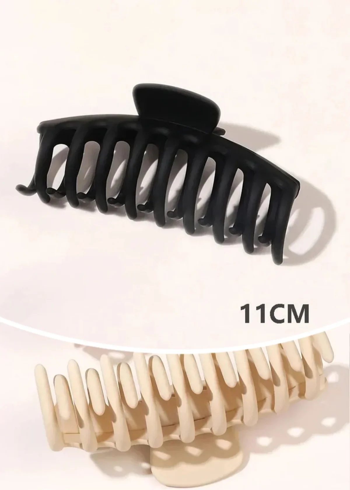 1Pcs Large Hair Claw Clips for Women Thin Thick Curly Hair Big Matte Banana Clips 90's Strong Hold Jaw Clip Neutral Colors C158