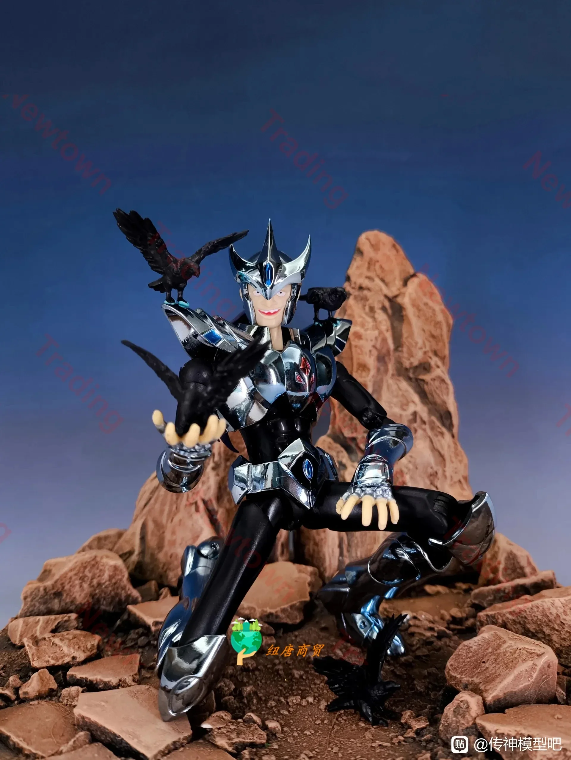 متوفر في المخزون CS Saint Cloth Myth EX Corvus Silver Saint Alloy مجموعة شخصيات الحركة هدية