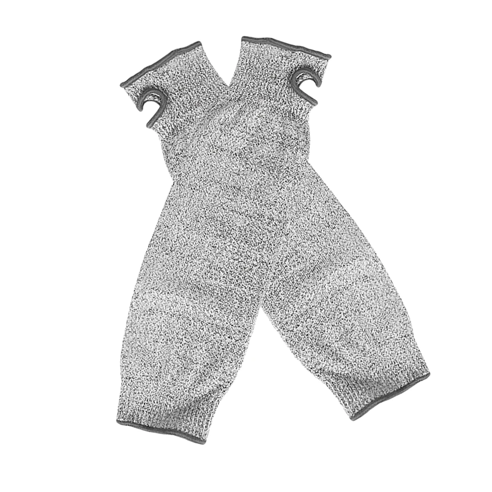 

Cut Resistant Arm Sleeves Protective Forearm Guard Gardening Kitchen Women Men Thumb Hole PE Anti Slip Breathable