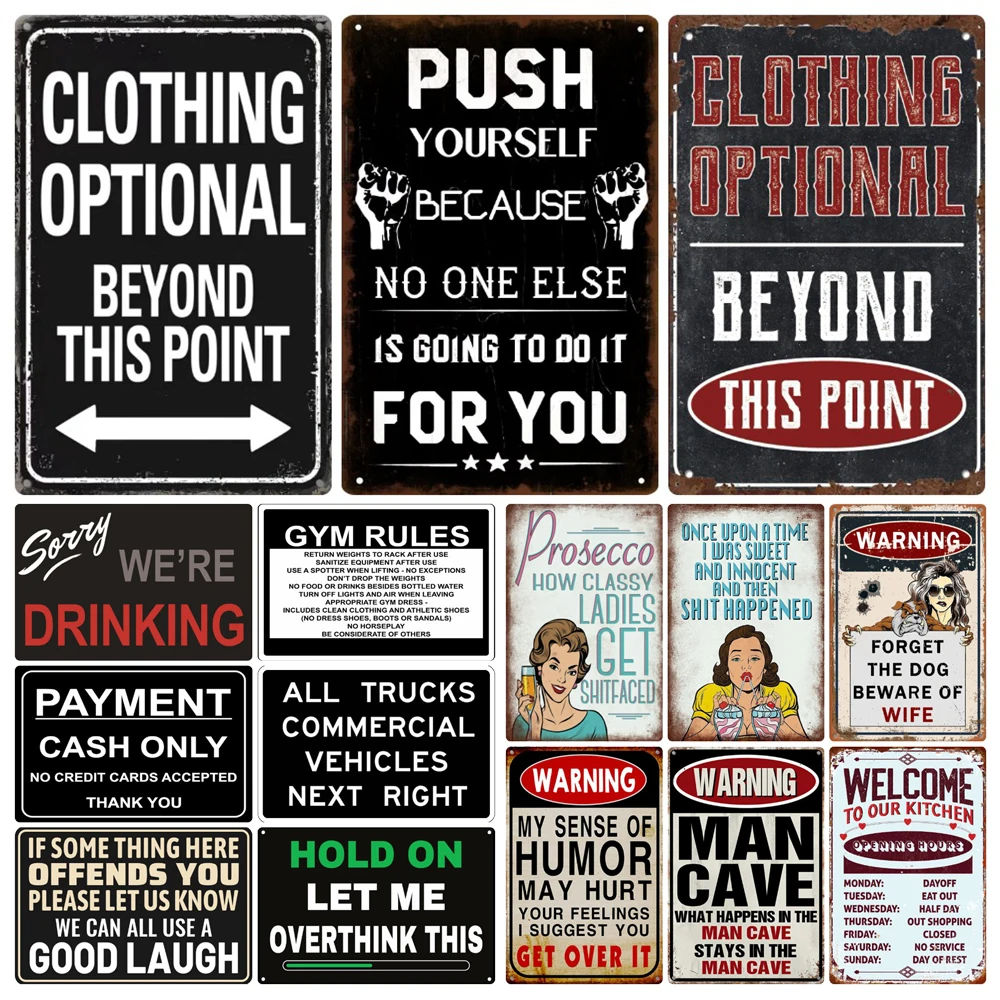 

Vintage Man Cave Metal Signs, Bar Rules, Welcome To Our Kitchen, To My Mum, Printed Plaque, Home Pub Club, Wall Decor, WY273