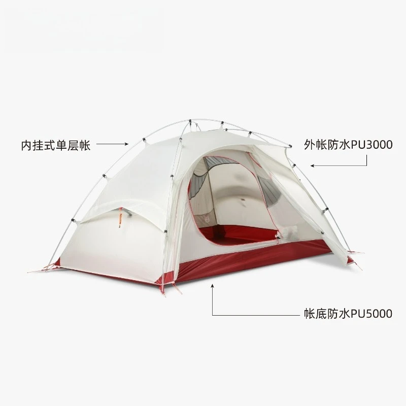 Longsinger Longwalker G6 Tent · Single-Sided Silicon Coated · Four Season Ultra Light Double Alpine Tent · Hiking Shelter