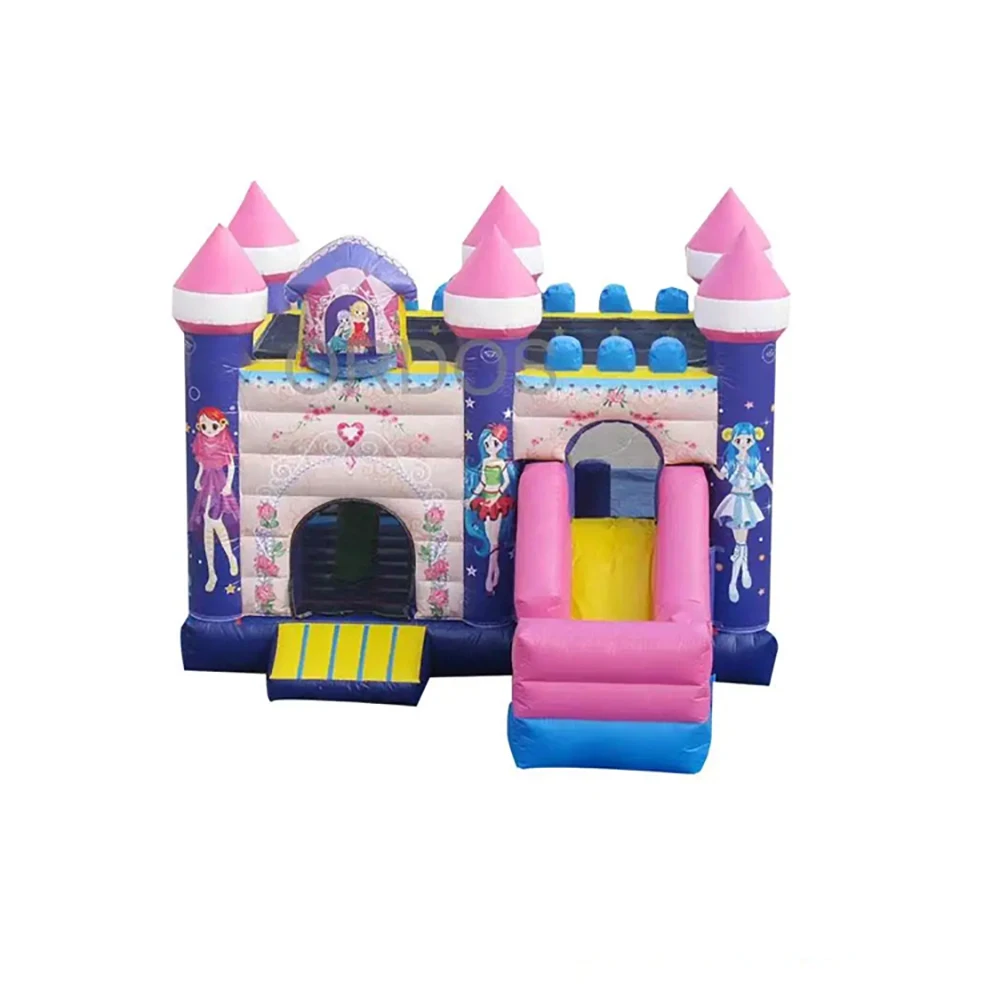 

Commercial Princess Castle Custom Variety of Colorful Slide Trampoline Combination Outdoor Bouncy Castle