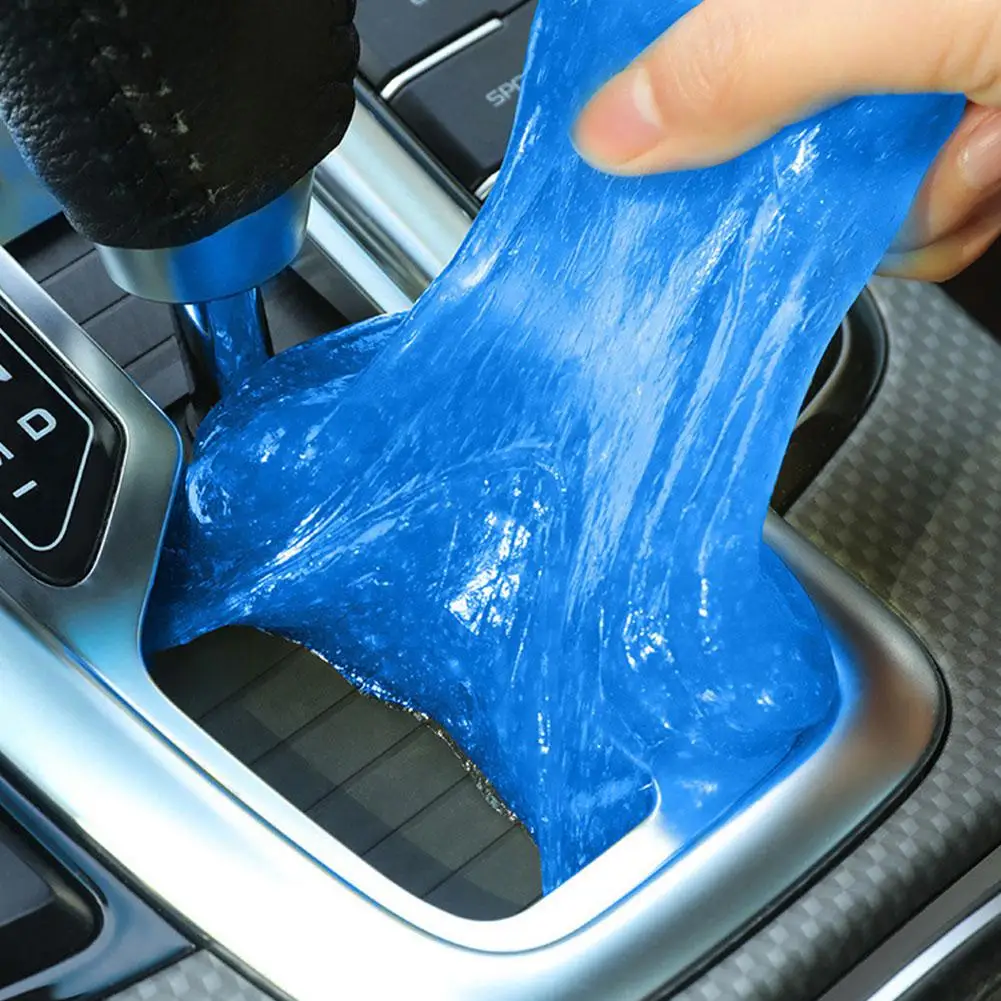 4-colours Car Cleaning Gel Reusable Keyboard Cleaner Gel Dirt Air Tool Dust Removal Automobile Slime Vent Gel Multiuse Clea Y7B7