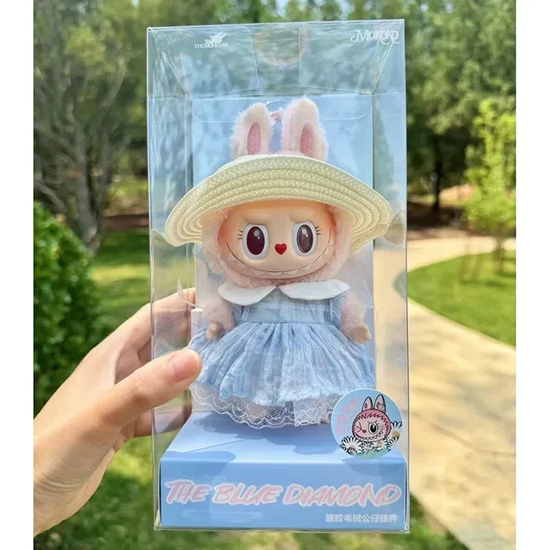 

Labubu Park Limited Summer Party Series Plush Doll The Blue Diamond Vinyl Pendant Bedroom Decoration Toy Collectibl Figure Gift