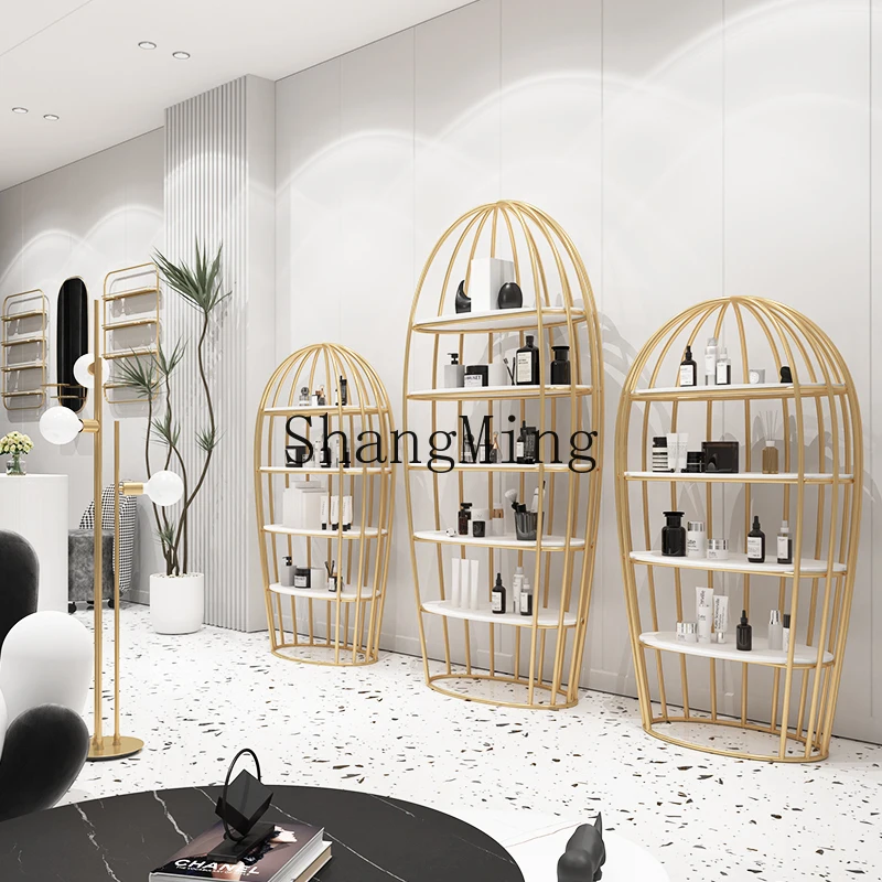 خزانة عرض منتج جديدة من الأرض إلى السقف SM، خزانة عرض رف متعددة الوظائف #4