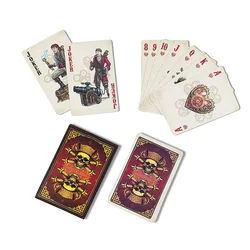 55 iskambil kartları korsan su geçirmez PVC buzlu sihirli kutulu plastik iskambil kartları klasik sihirli araçları masa oyunu Poker