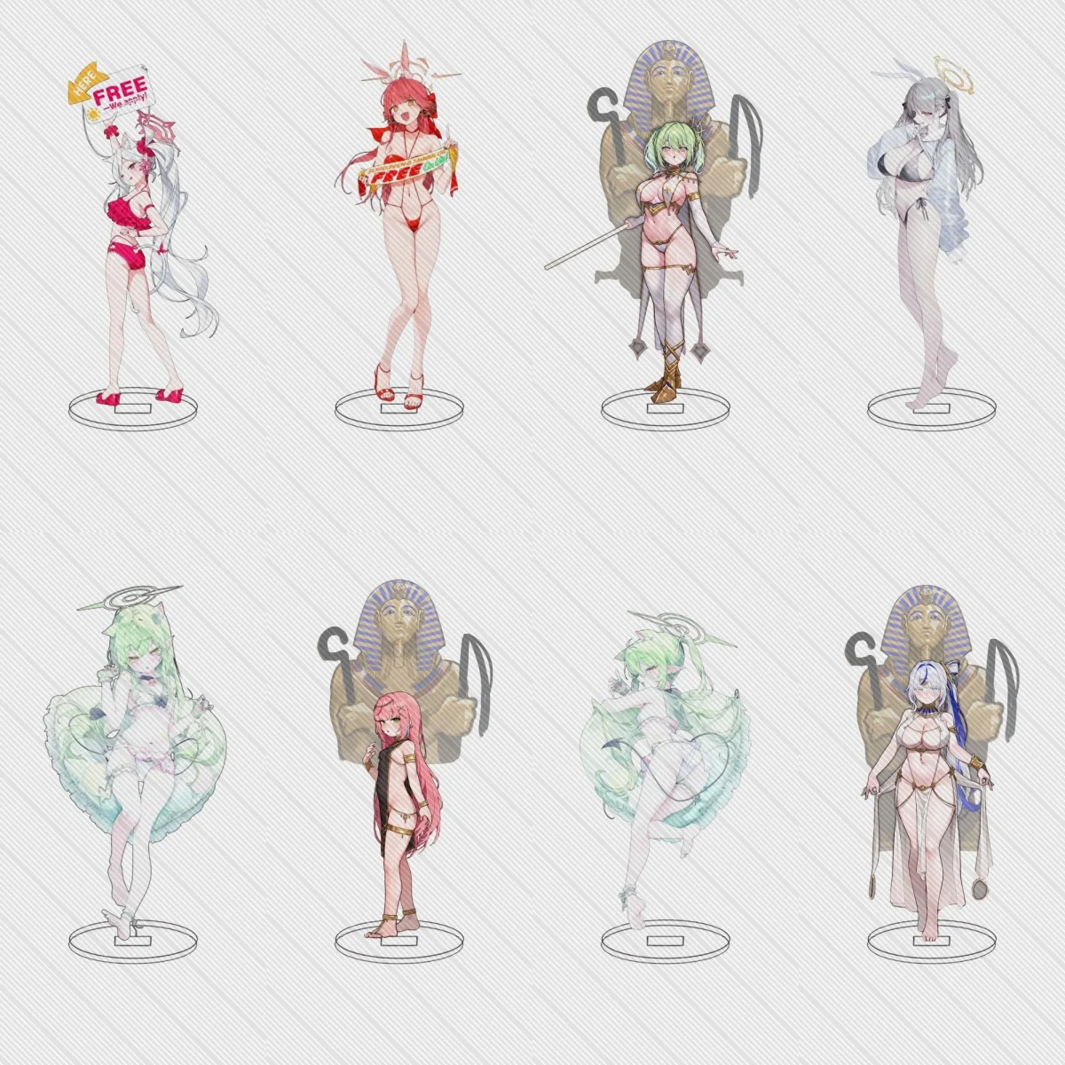 

15CM Charm Anime sexy Blue Archive Acrylic Stand Model Cosplay Characters Ornament Accessories Good Collection Christmas Gifts