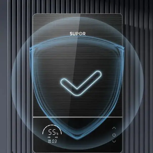 سخان مياه كهربي فوري، آلة دش منزلية، تردد متغير صغير، درجة حرارة ثابتة، دش ساخن سريع #1