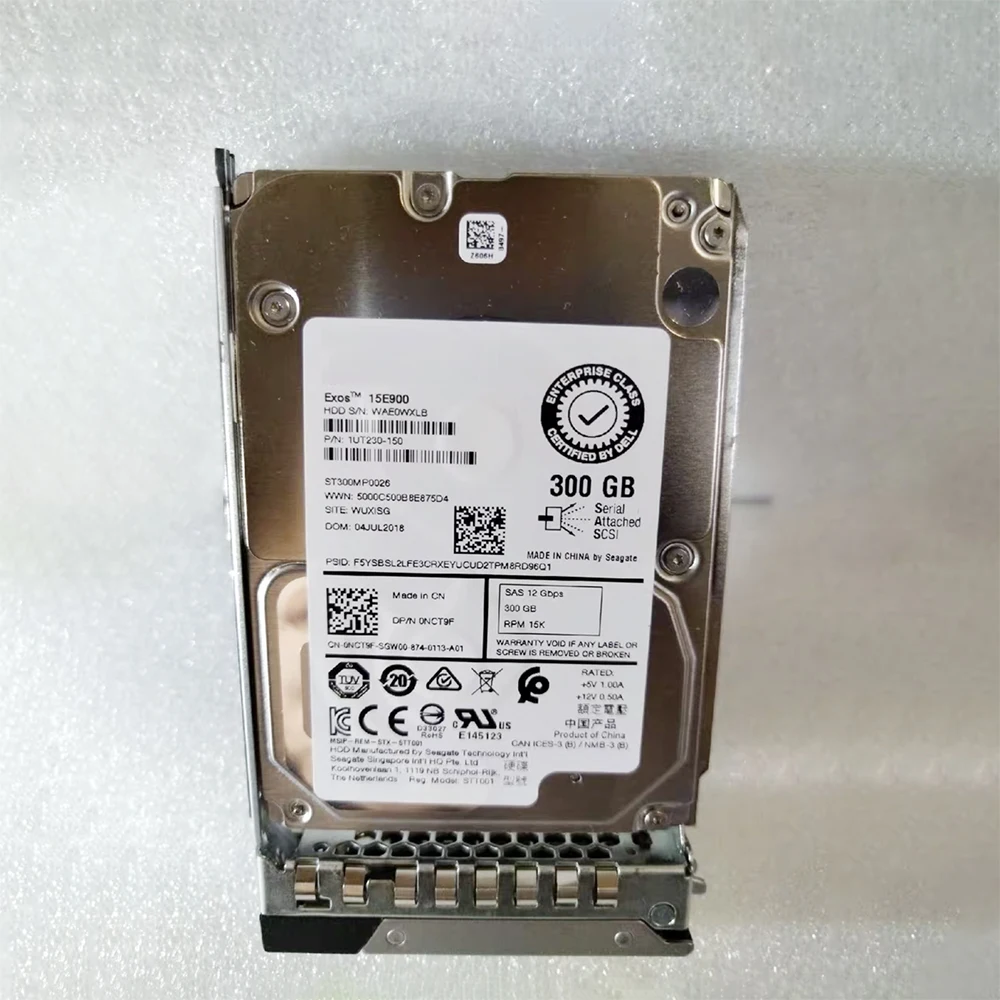 For DELL 300G 2.5'' 12GB 15K SAS ST300MP0026 HDD Hard Drive