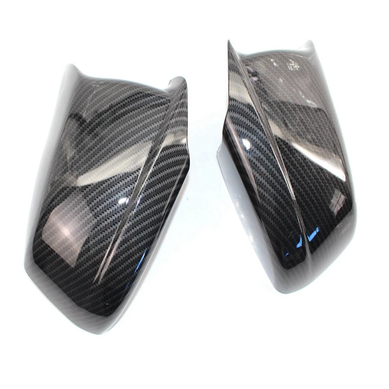 3Pairs Carbon Fiber Mirror Covers Fit For Bmw 5 Series F10/F11/F18 Pre-Lci 11-13 Mirror Caps Replacement Mirror Caps