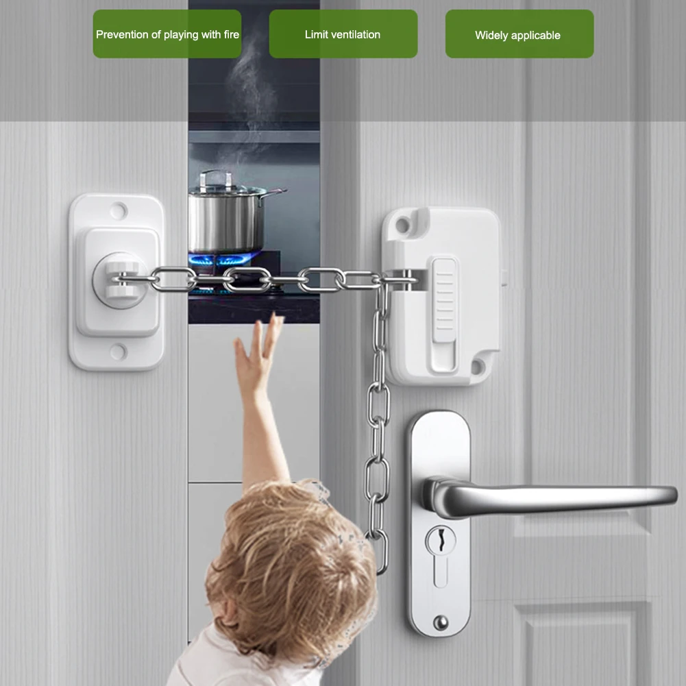 Window Safety Locks Self Adhesive Window Restrictor Child Safety Locks No Drilling Adjustable for UPVC Wooden Sliding Window