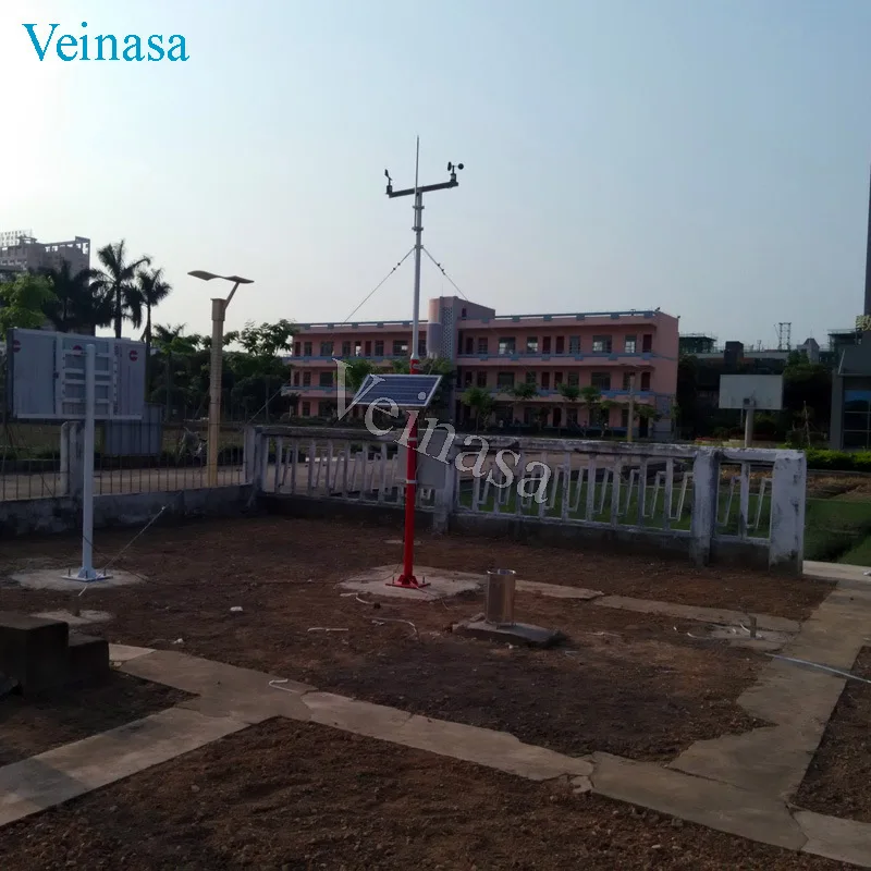 Multi-functional Weather Station Veinasa Strength Factory Direct 8 Elements Dual Power Supply Dual Communication DAWS008