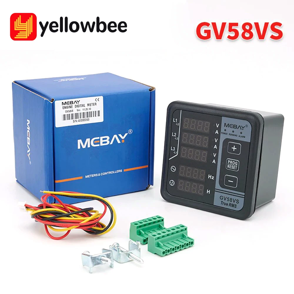 New Multi Function Digital Meter gv58vs Engine Meter Digital Multifunctional Meter