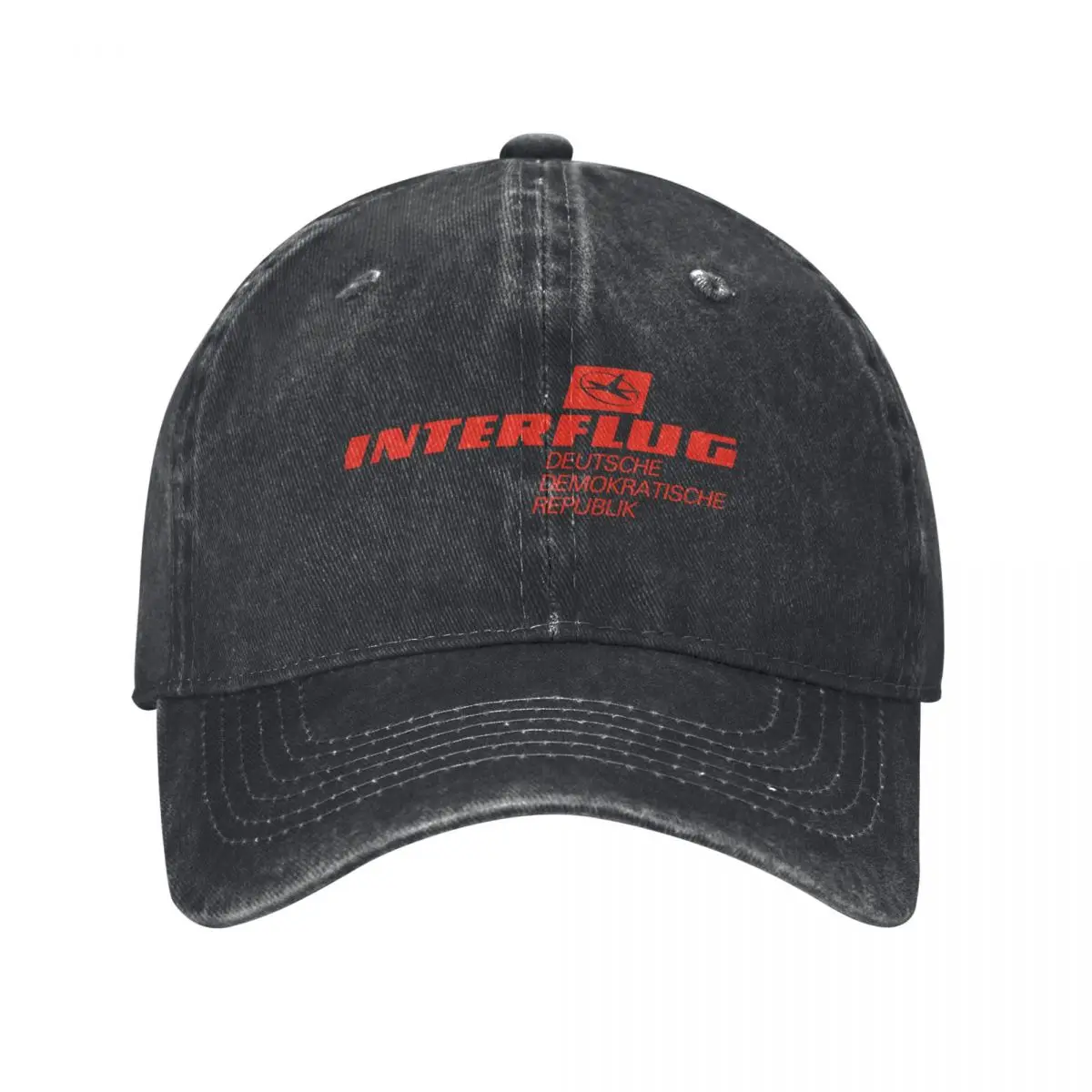 Interflug East Germanys Airline - Deutsche Demokratische Republik Baseball Cap party Hat |-F-| Caps For Men Women's