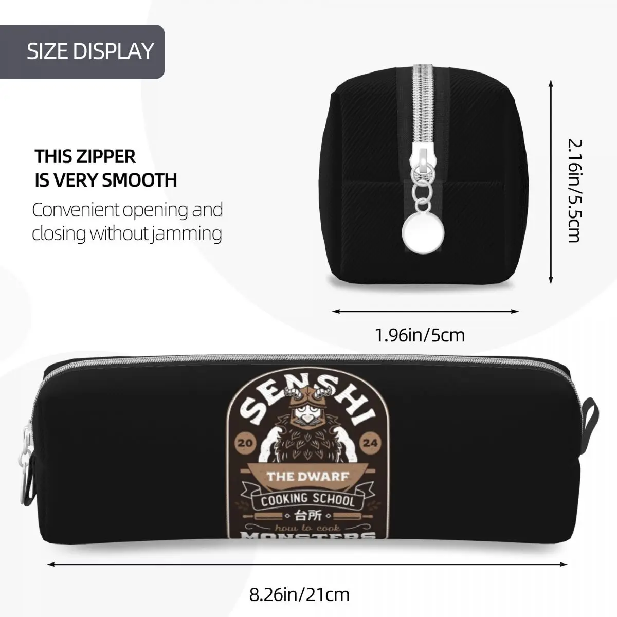 قزم الطبخ شعار المدرسة مقلمة تخزين كبير أكياس القلم صندوق القلم للبنين بنات مدرسة مكتب قلم رصاص الحقيبة حقيبة مستحضرات التجميل