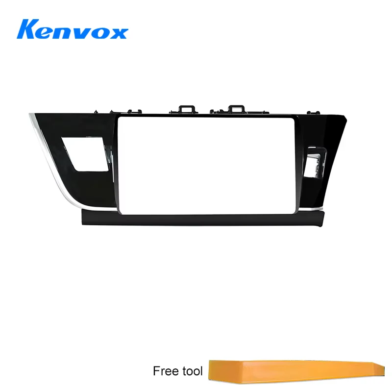 2Din Car radio 10.1'' Face Frame For Toyota Altis Corolla RHD 2014 2015 2016 Center Control  Fascia Stereo Panel Dash Kit