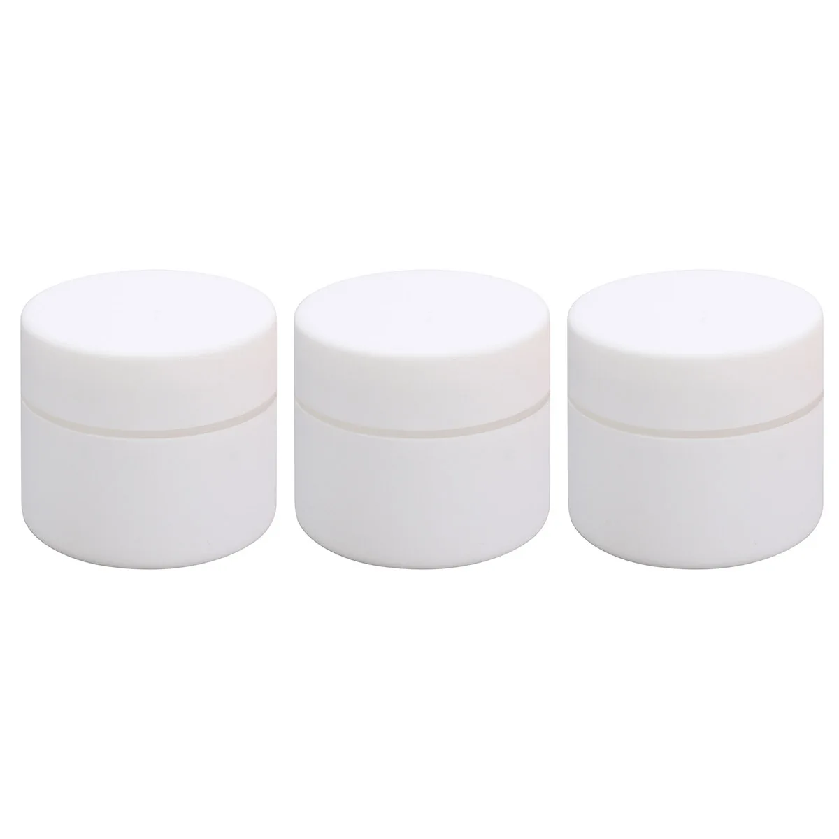 3pcs 50G Empty Cream Jar Portable Travel Container Leakproof Seamless Lid For Creams Lotions Lip Balm Acrylic Powder