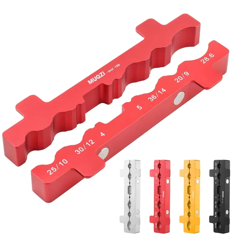 Universal Bicycle Table Vise Inserts Clamp Tool For Spindle Pedal Seatpost Cassette Fork Hub Crank Bike Bench Vise Holder