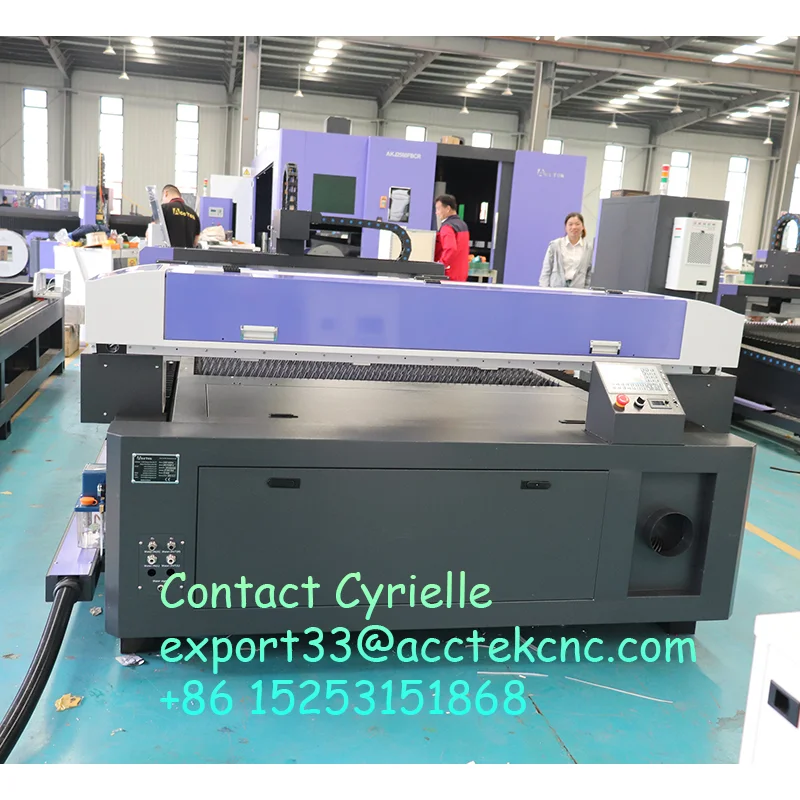 Mesin Pemotong Laser Serat Dual Head 2000W 3000W 6kw 1530 2040, Pengukir Laser CO2 untuk Logam Baja Besi Aluminium Akrilik