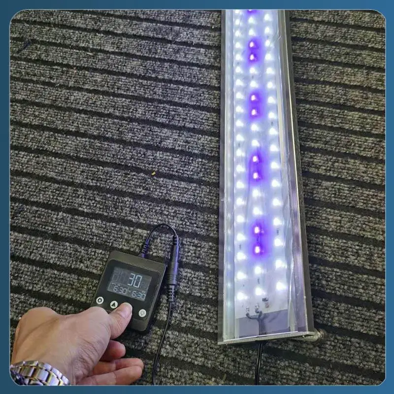 

AB02 New Aquarium LED Light Controller Dimmer Modulator With LCD Display For Fish Tank Intelligent Timing Dimming System