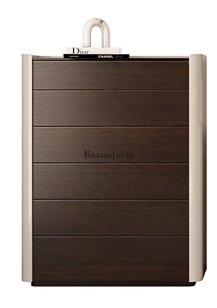 

FG10Italian Minimalist Chest of Drawers Dresser Integrated Light Luxury Bedroom Jewelry Cabinet Tailstock Storage