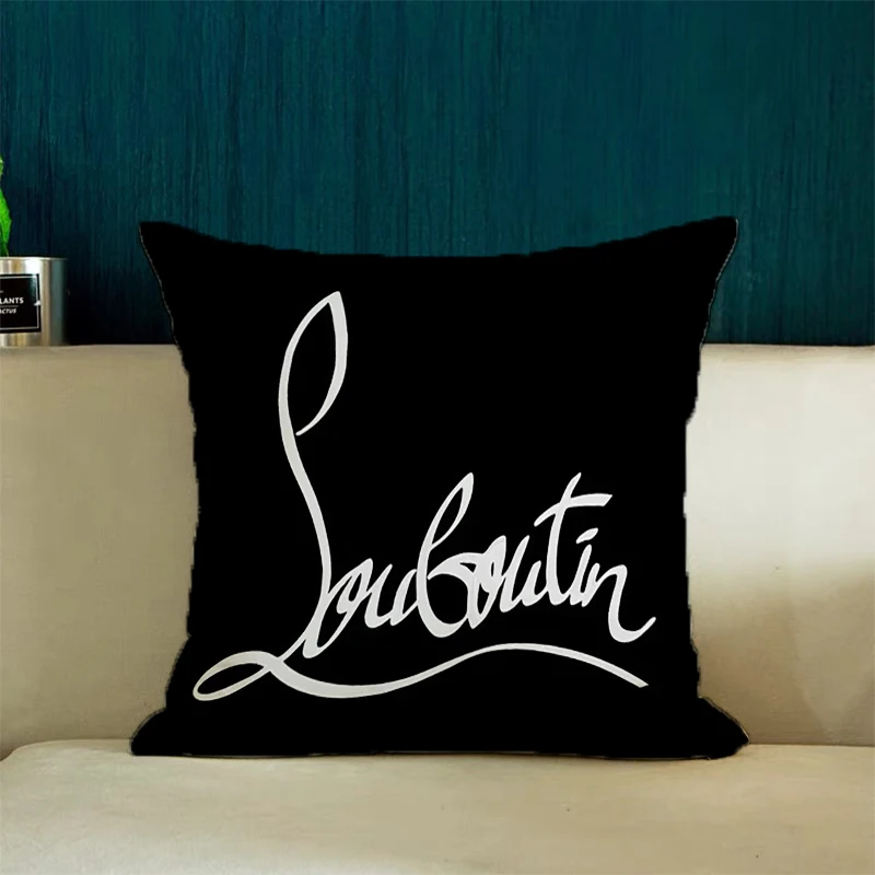 C-Christian L-Louboutin Pillow Covers Decorative Luxury Cushion Cover for Pillow Pillowcase 40x40 Pillowcases for Pillows 45x45