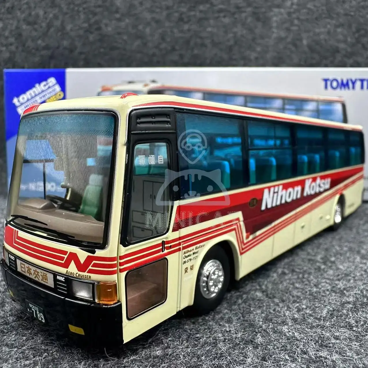 2412 TOMYTEC 1/64 TLV LV-N300c FUSO Air Bus Japan Transport alloy trolley model collection decoration