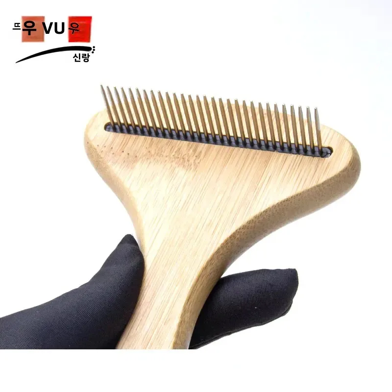 Large Dog Rake Comb Pet Hair Remover Rotating Knot Needle Comb Dog Grooming Tool for Beauty Care