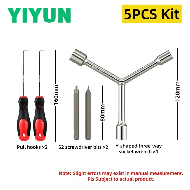 Top‑Loading Washing Machine Inner Tub Disassembly Tool Set Socket Wrench Screwdriver Spanner Removal Cleaning Repair Tools Kit