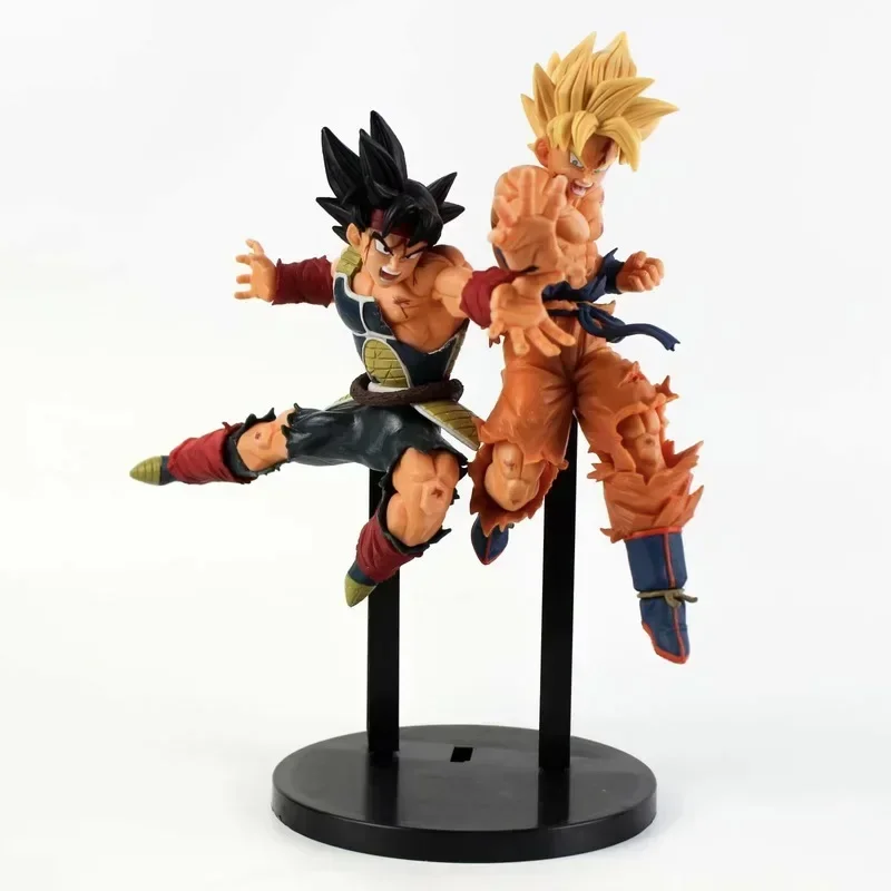 Dragon Ball Anime Figure Father And Son Shock Wave Son Goku Son Gohan Action Figure Goku Burdock Figurine Model Toy Children Toy