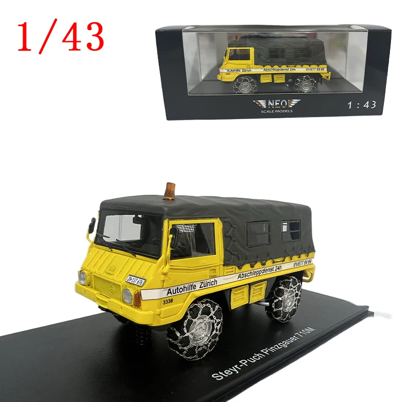 Diecast Model Car 1/43 Pinzgauer Car ModeI Stey Puch Pinzgauer 710M Engineering Car Play Vehicles Original Box