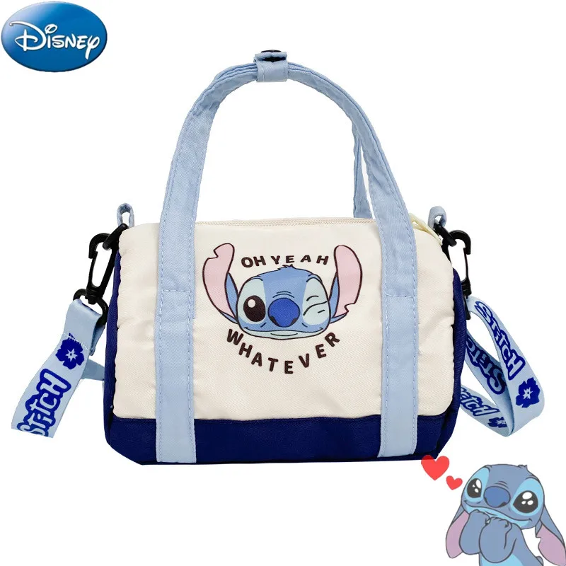 Disney Stitch torba na ramię Crossbody torby Stitch mała torebka damska studenci pojedyncze torby na ramię dziewczęce torebka Chistmarst prezenty