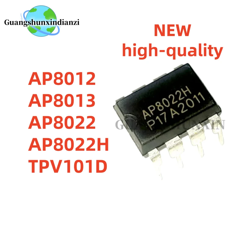 10 unids/lote 100% nuevo de alta calidad AP8012 AP8013 AP8022 AP8022H TPV101D DIP-8 La mejor calidad en stock